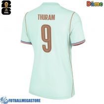 Fotballdrakt Dame Frankrike Marcus Thuram #9 Bortedrakt VM 2026 Kortermet
